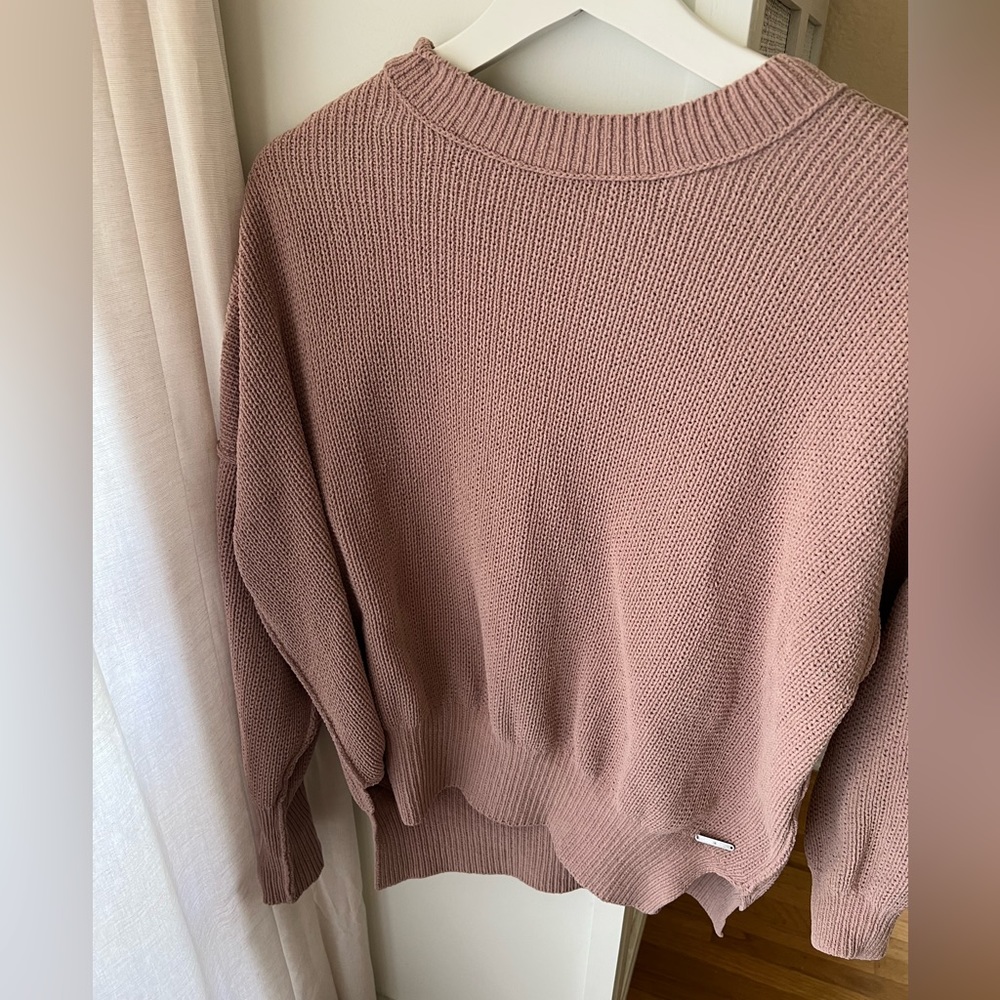 Abercrombie Soft AF sweater in mauve rose size XS